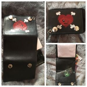 Punk heart wallet