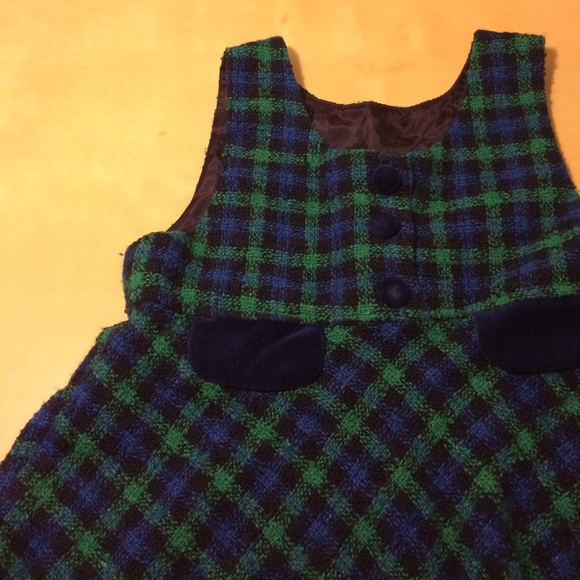 Vintage plaid children's dress