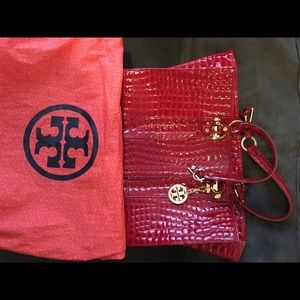 Tory Butch Jordanna red patent leather