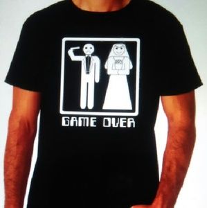 Game over T-shirt for a bachelor.❤️