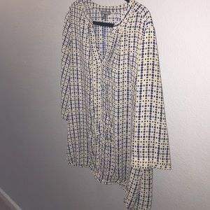 Roz & Ali Patterned Blouse 2x