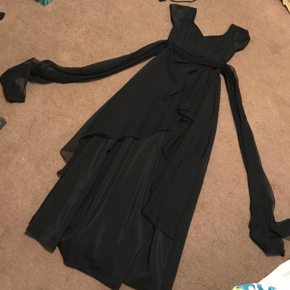Black Full-Length Dress - Picture 1 of 3