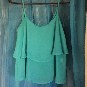 Teal tank top