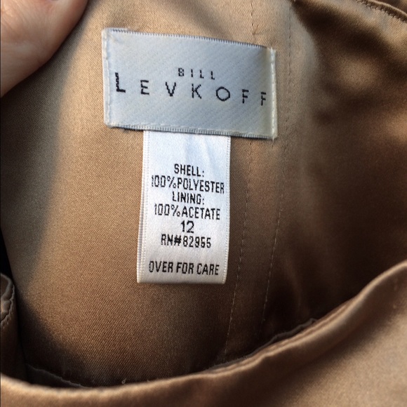 Champagne beaded dress - Picture 3 of 4