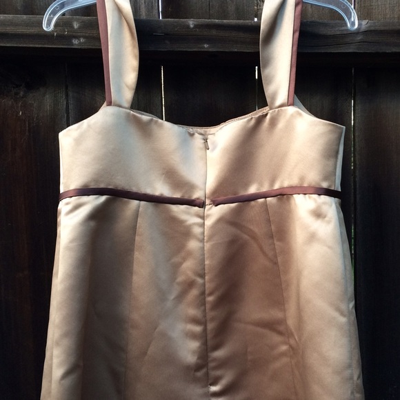 Champagne beaded dress - Picture 4 of 4