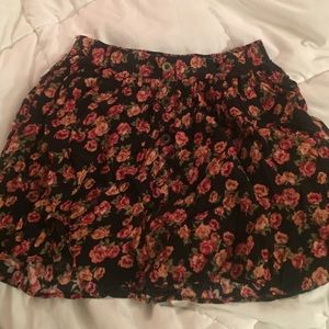 Delia's floral skirt