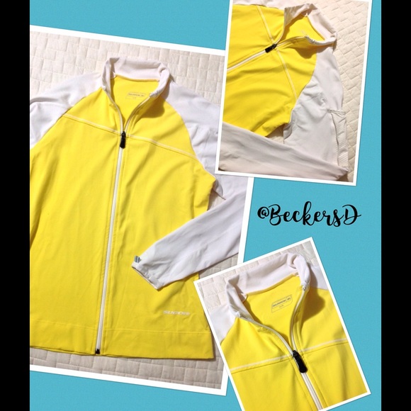 Women's Sugoi Cycling Jacket Yellow/White Sz XS