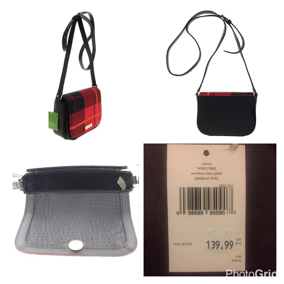 Kate Spade Newberry Lane Plaid Crossbody Bag - Picture 2 of 2