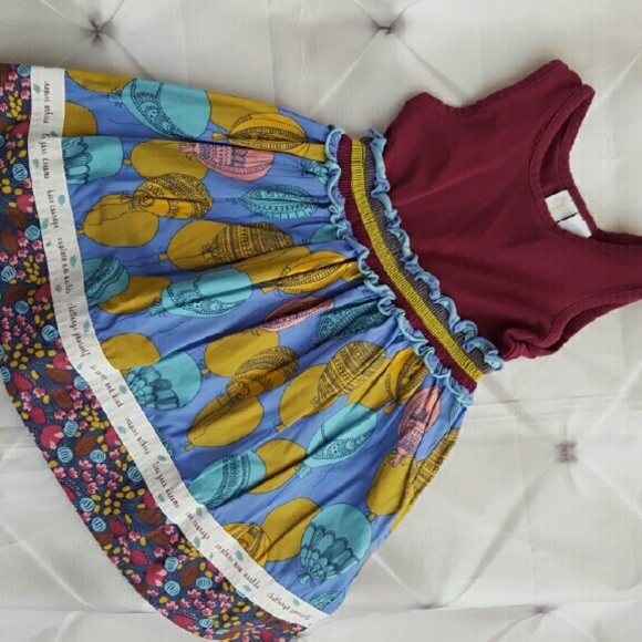 Matilda Jane Paint By Numbers Balloon Dress Sz 2