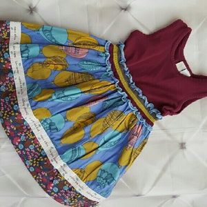 Matilda Jane Paint By Numbers Balloon Dress Sz 2