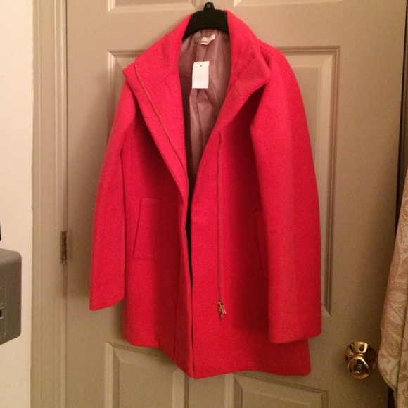 J crew city coat red Clearance