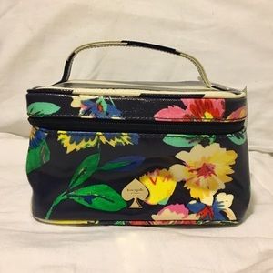 Kate Spade floral travel cosmetic case bag