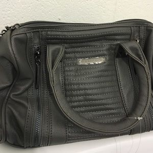 Gray rampage purse