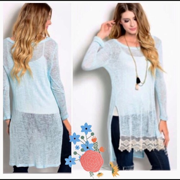 Adorable High - Low light Sweater