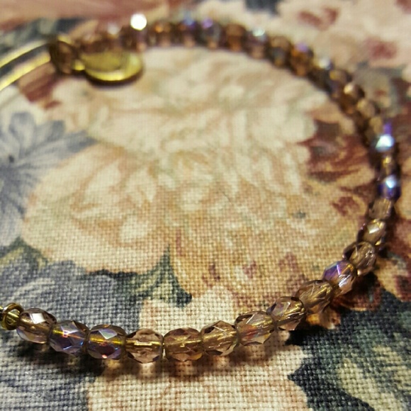 Alex and Ani pink beaded bracelet