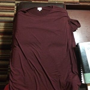 LuLaRoe Maroon shirt