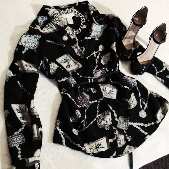 Tops - Silk Button Down Blouse