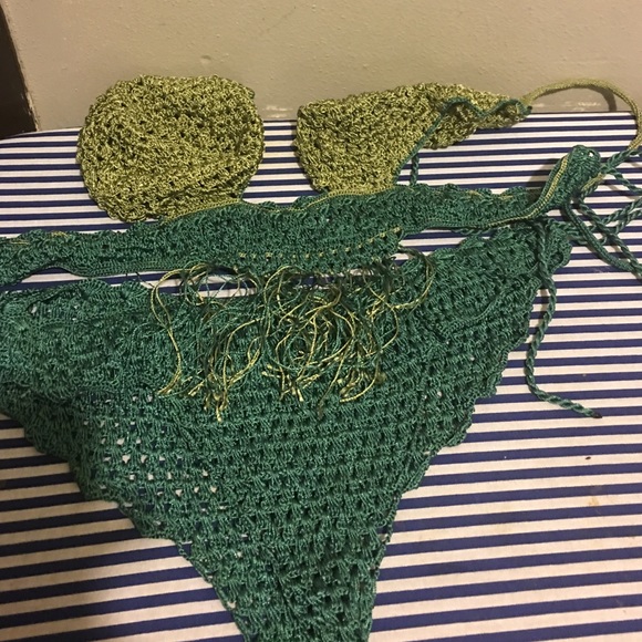 2 pice hand made swim suit - Picture 1 of 2