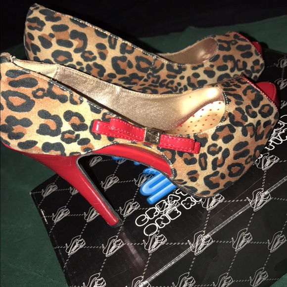 Shiekk Leopard Heels