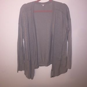 Lightweight grey GAP cardigan
