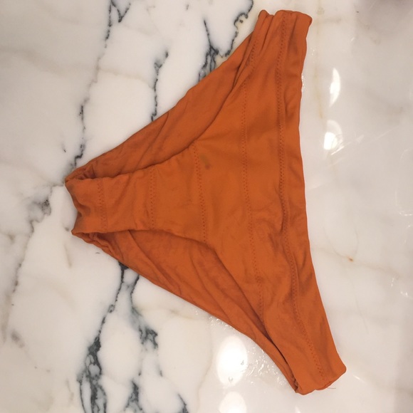 Lychee Swimwear Orange Bikini Bottoms