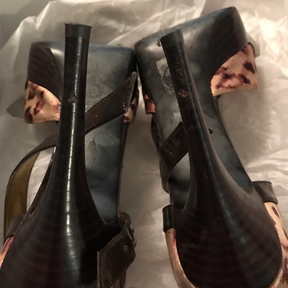 Guess Cheetah Mary Jane Heels - Picture 2 of 4