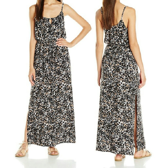 Dresses & Skirts - Abstracted Leopard Print Maxi Dress NWT