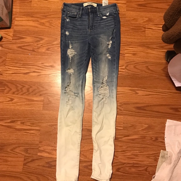 Abercrombie skinny ombré jeans CLOSING TODAY