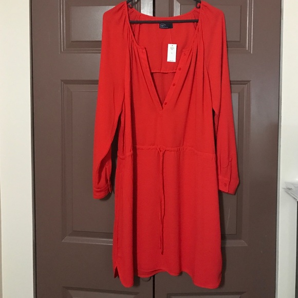 Woman's Long Sleeve Shirt Dress