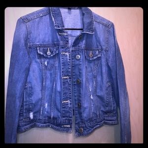 American eagle denim jacket size: large