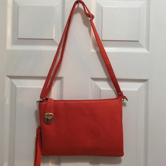 Red/coral colored purse