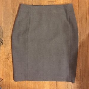 Loft gray pencil skirt - size 8