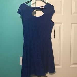 royal blue dress