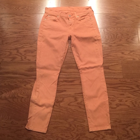 7 for all Mankind Cropped Skinny Jeans