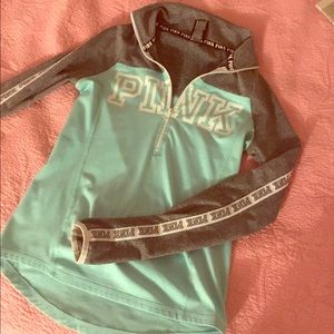 Pink half zip