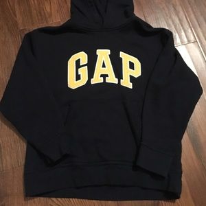 Navy blue gap kids sweatshirt hoodie size 8 medium