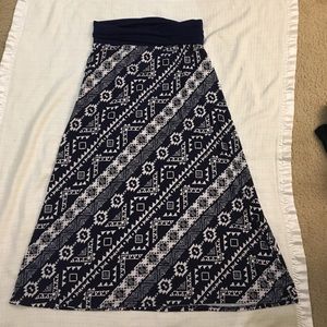 JUSTICE skirt with Aztec pattern Size:12 (kids)