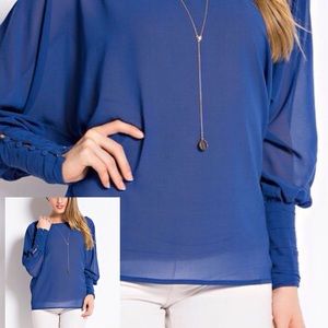 SHEER BOATNECK TOP