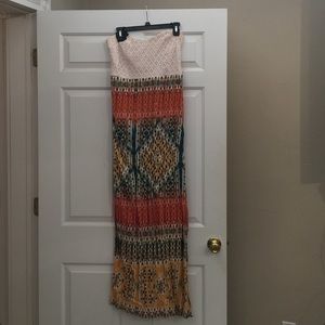 Maurice's strapless dress