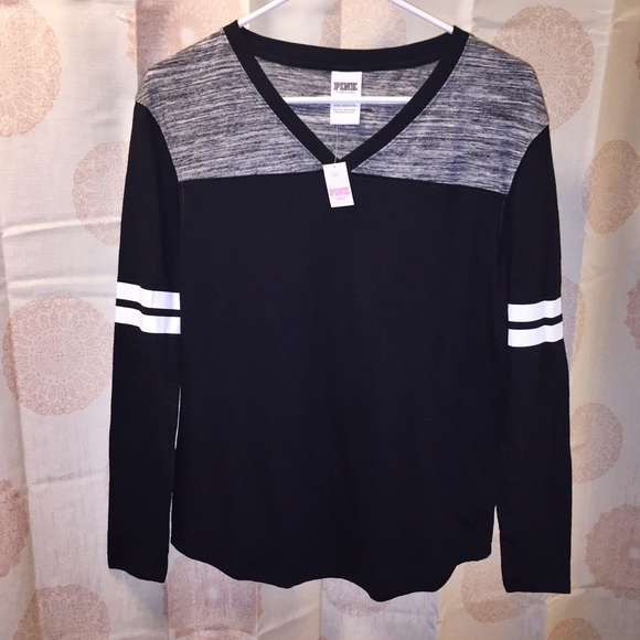 PINK Victoria's Secret Tops - NWT VS PINK Long Sleeve V-neck