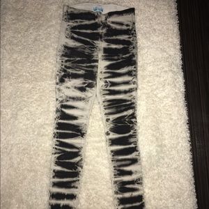 Show Me Your Mimi Blue Skinnies Tie Dye Jeans