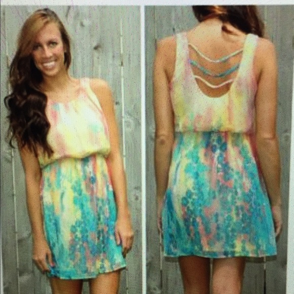 Pink owl summer dress - Picture 2 of 4