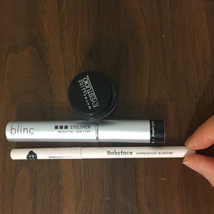 Eyeliner bundle: gel, liquid and gel pen