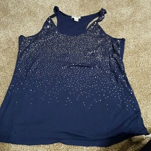 Large Navy Blue tank top