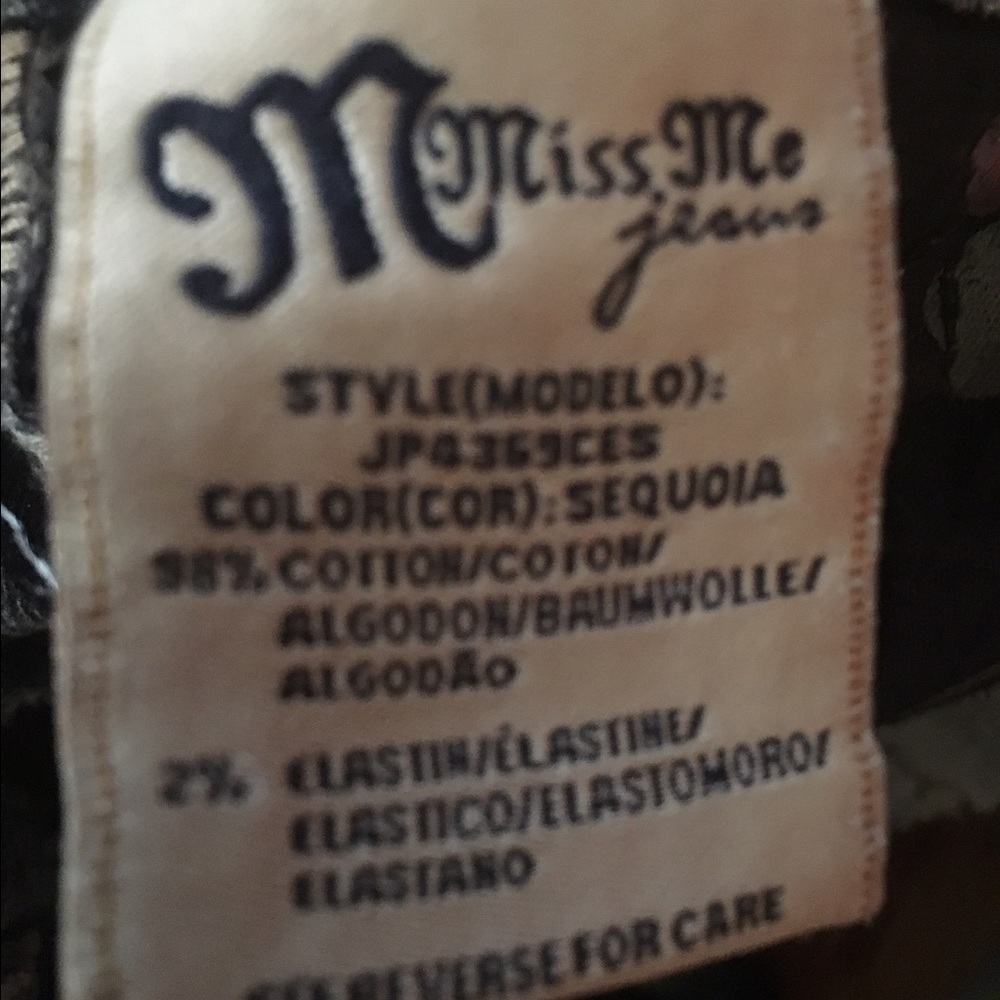 Women miss me jeans