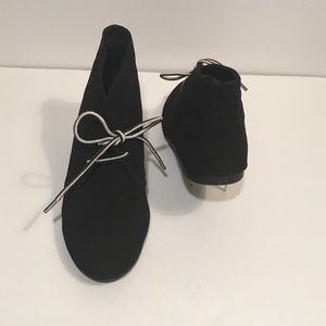 Black Qupid Faux Suede Shoes
