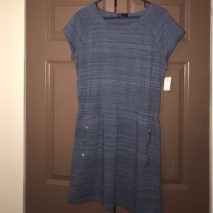 Woman's Blue Sweater Dress