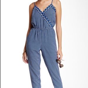 Print Crepe de Chine Jumpsuit