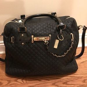 Black large Steve Madden duffle bag