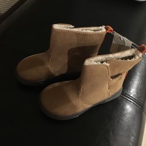 NWT Carters Tan Boots Size 10